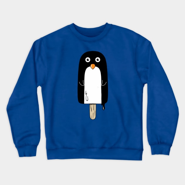 Penguin ice scream Crewneck Sweatshirt by coffeeman